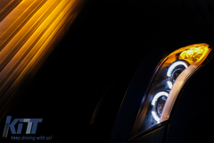 Angel Eyes svetlá BMW E90 E91 (2005-2008) – 2 Halo Rings čierne