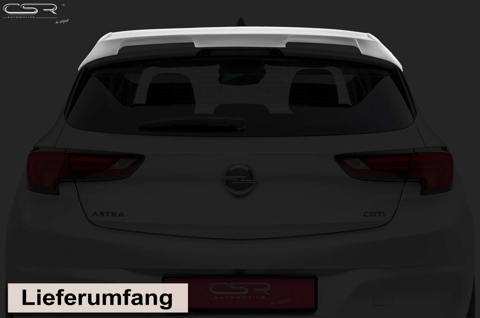 Zadný spoiler Opel Astra K (2015+)