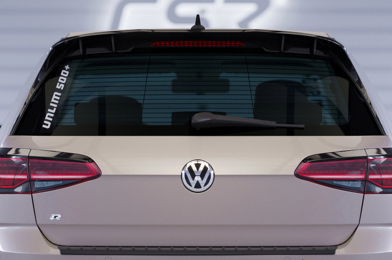Zadný spoiler VW Golf 7 (GTI / GTD / GTE / R / R-Line, 2012–2021)