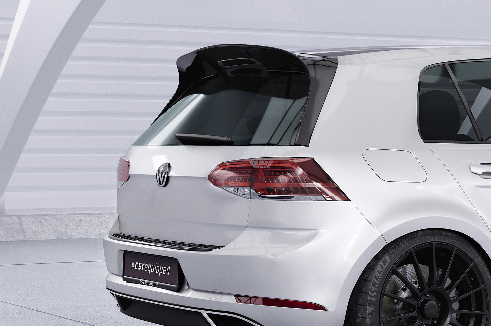 Zadný spoiler VW Golf 7 (základná verzia, 2012–2021)
