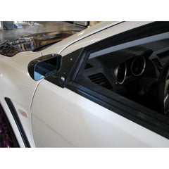 APR Formula GT3 Carbon Fiber Mirrors for Mitsubishi Lancer Evolution - black, wide angle