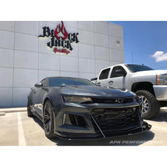 Carbon Fiber Front Splitter APR for Chevrolet Camaro ZL1 - including support rods