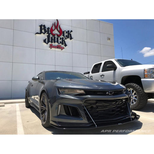 Karbonový predný splitter APR pre Chevrolet Camaro ZL1 – vrátane montážnych tyčí