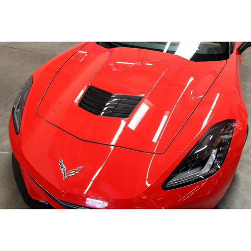 Karbonový ventilačný otvor kapoty APR pre Chevrolet Corvette C7 (2014–2019) – hood vent