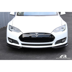 Carbon fiber front splitter / lip Tesla Model S (2012+)