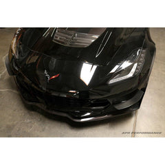 Karbonové race canardy APR pre Chevrolet Corvette C7 Z06 – predný nárazník