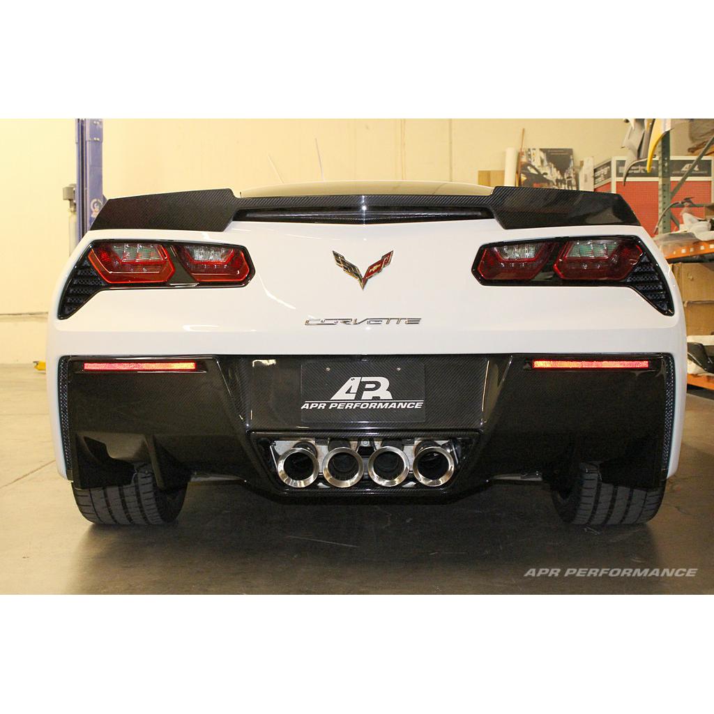 Carbon fiber exhaust tips Chevrolet Corvette C7 / Z06 (2014–2019)