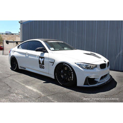 APR Carbon Fiber Front Splitter for BMW M3 F80 / M4 F82 with M Performance Airdam - includes mounting rods