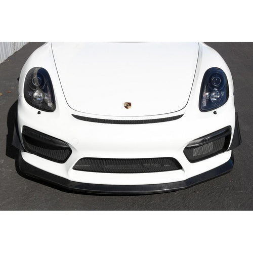 Karbonové canardy APR pre Porsche 981 Cayman GT4 – predný nárazník