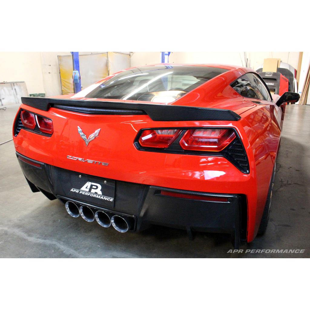 Carbon Rear Spoiler Chevrolet Corvette C7 V1 (2014+)