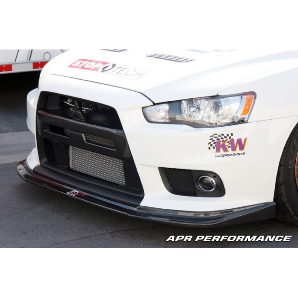 Carbon fiber front splitter / lip for Mitsubishi Lancer Evolution X (2008–2016)