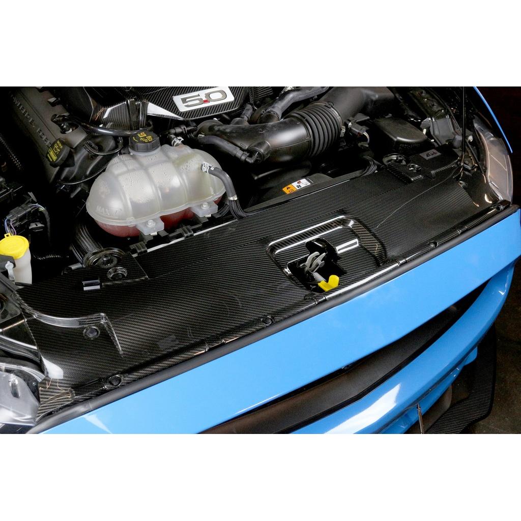 Karbonový kryt chladiča APR pre Ford Mustang – radiator cooling shroud