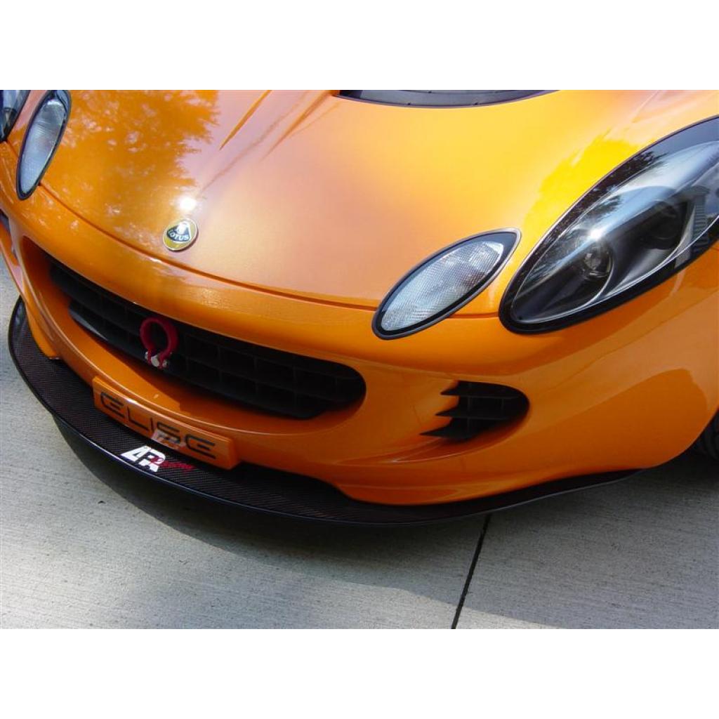 Karbonový predný splitter APR pre Lotus Elise – vrátane montážnych tyčí (front wind splitter)