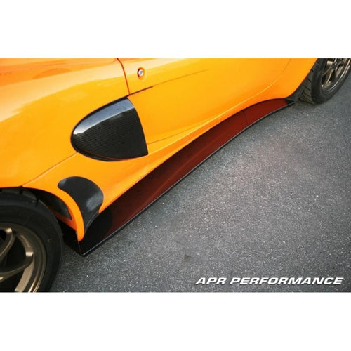 Karbonové bočné rozšírenia prahov APR pre Lotus Elise & Exige – side rocker extensions