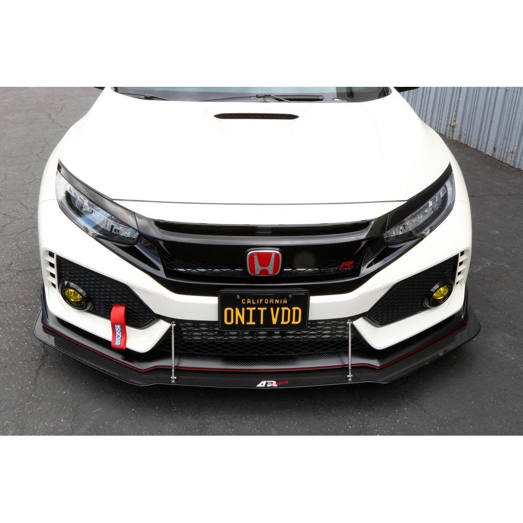Karbonový predný splitter APR pre Honda Civic Type R (Factory Airdam) – vrátane montážnych tyčí