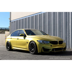 Karbonový predný splitter APR pre BMW M3 F80 / M4 F82 (stock bumper) – vrátane montážnych tyčí