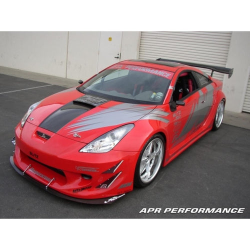 Karbonové zrkadlá APR Formula GT3 pre Toyota Celica (2000–2005) – čierne, wide angle