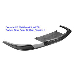 Carbon front splitter / lip Chevrolet Corvette C6 Z06 V2 (2006–2013)