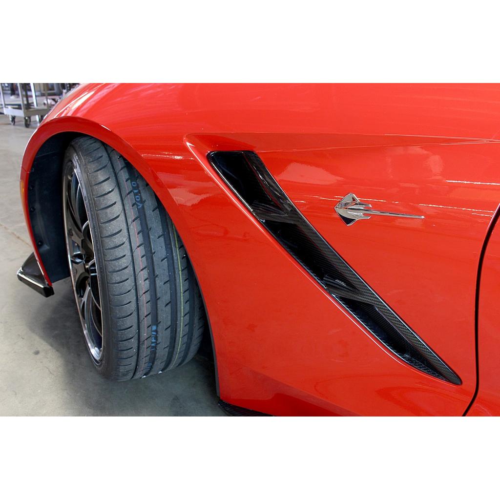 APR Carbon Fiber Fender Vents for Chevrolet Corvette C7 (2014–2019)