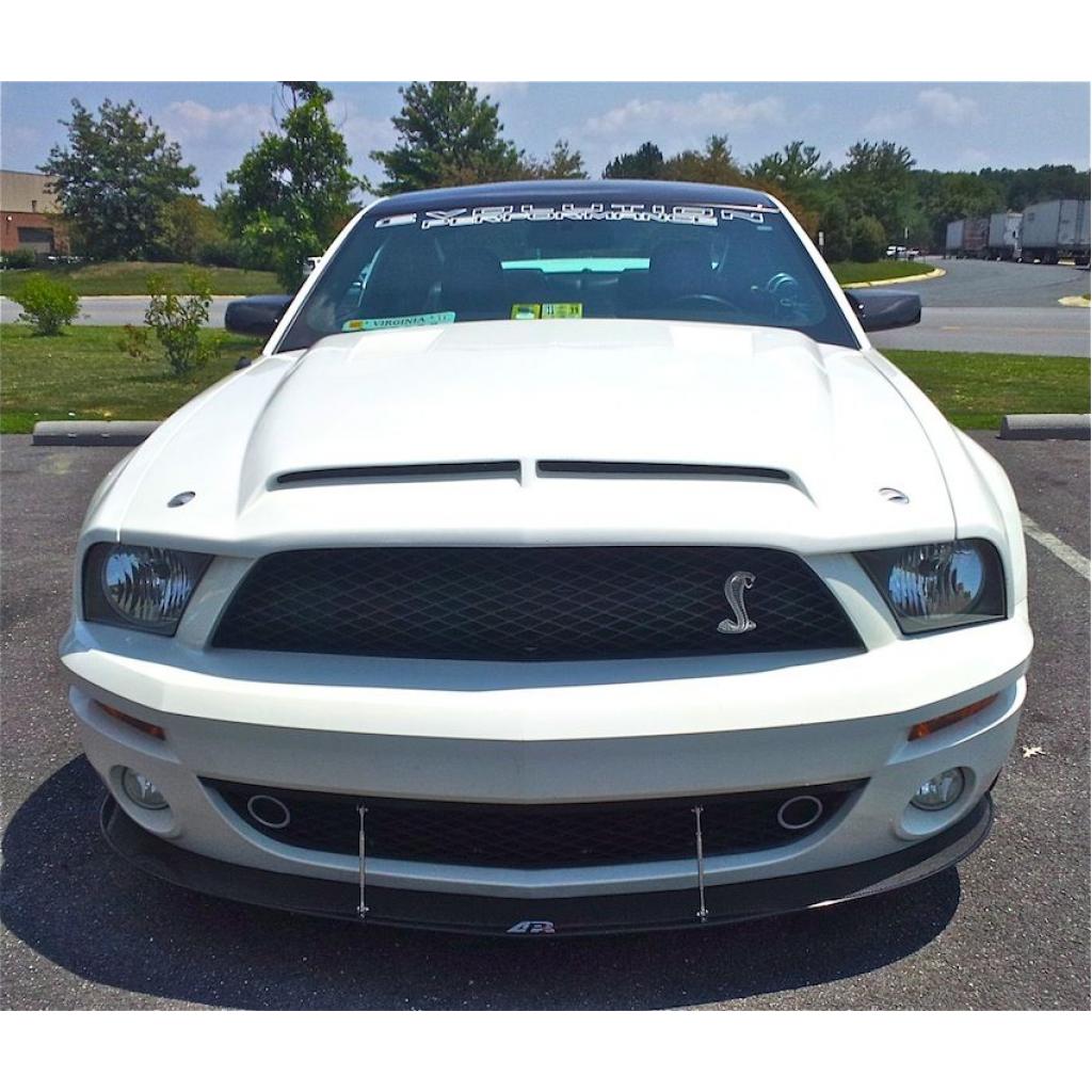 APR Carbon Fiber Front Splitter for Ford Mustang Shelby GT500 (without OEM lip) - including support rods