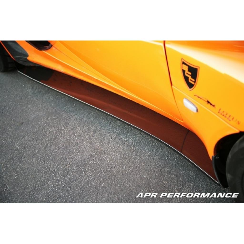 Karbonové bočné rozšírenia prahov APR pre Lotus Elise & Exige – side rocker extensions