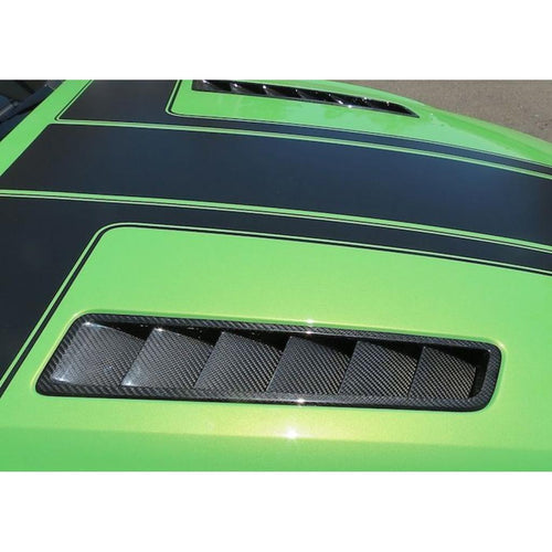 Karbonové ventilačné otvory kapoty APR pre Ford Mustang (2013–2014) – hood vents