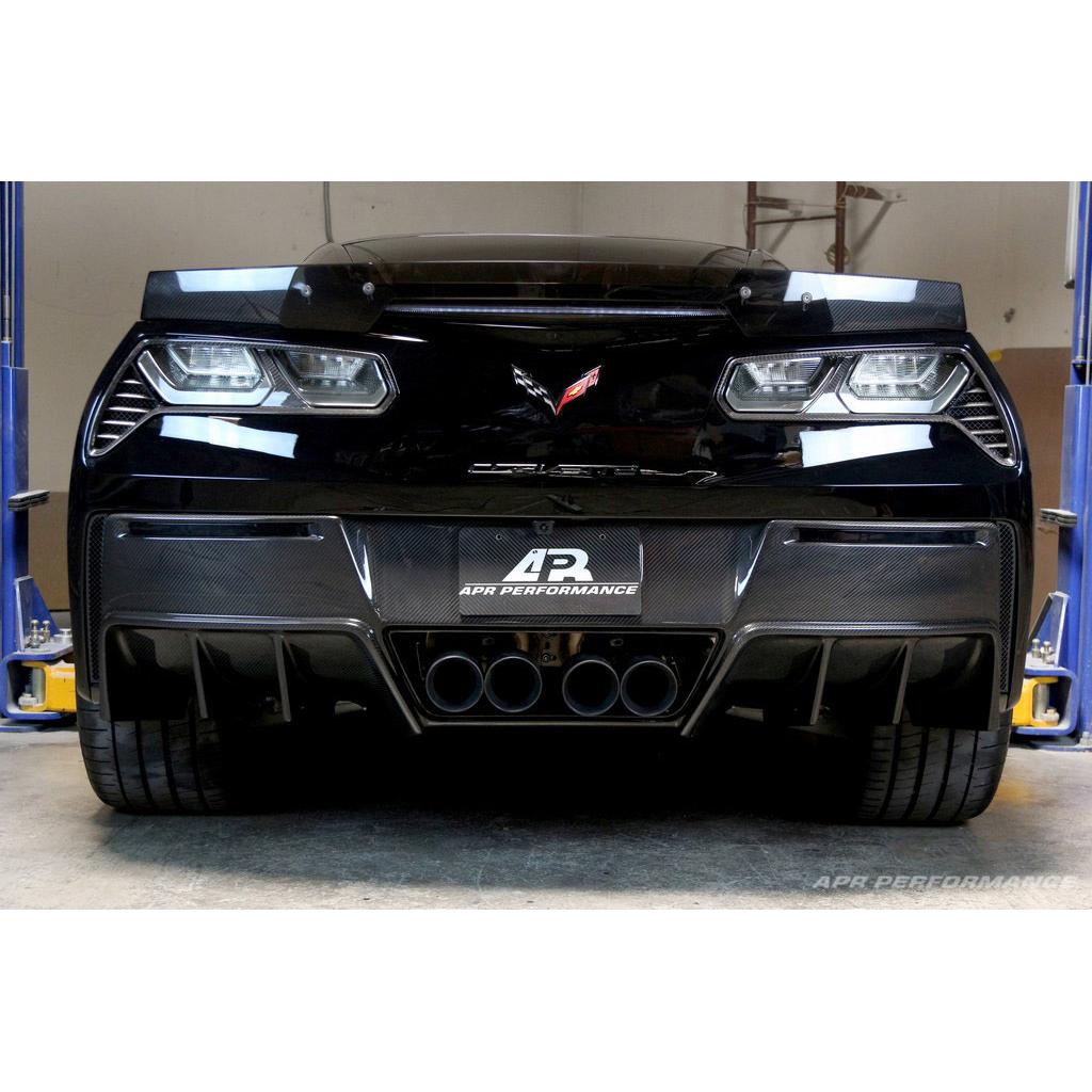 Karbonový zadný difúzor APR pre Chevrolet Corvette C7 (Stingray / Z06, Ver. II, bez undertray)