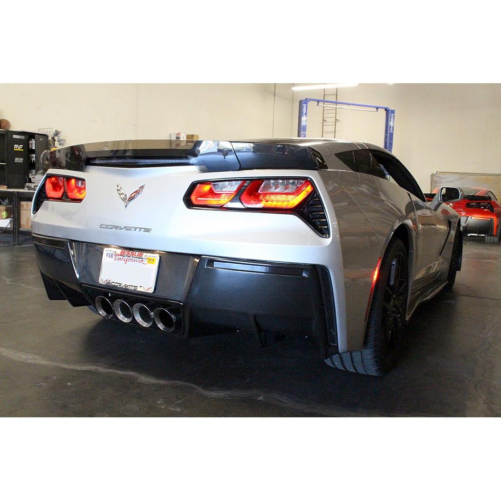 Karbónový zadný spoiler Chevrolet Corvette C7 Track Pack V2 (2014–2019)