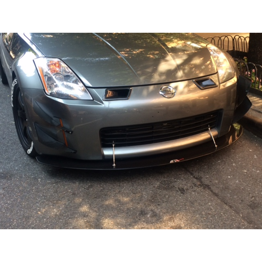 APR Carbon Fiber Front Splitter for Nissan 350Z - including support rods