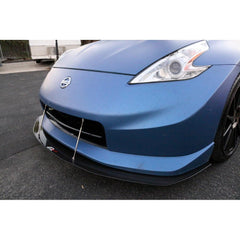 APR Carbon Fiber Front Splitter for Nissan 370Z Nismo – includes mounting rods