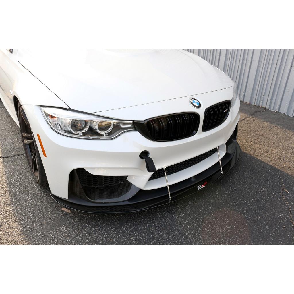 Karbonový predný splitter APR pre BMW M3 F80 / M4 F82 s M Performance Airdam – vrátane montážnych tyčí