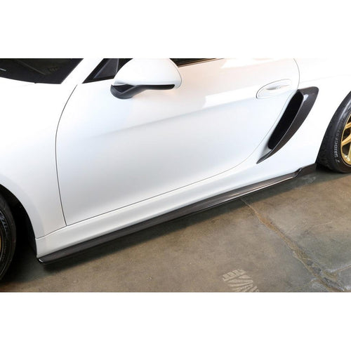 Karbonové bočné rozšírenia prahov APR pre Porsche Cayman GT4 (2015–2016) – side rocker extensions