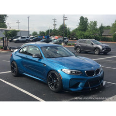 APR Carbon Fiber Front Splitter for BMW M2 - includes mounting rods