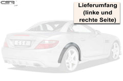 Rozšírenia zadných blatníkov (zadné lemy) pre Mercedes-Benz SLK / SLC R172