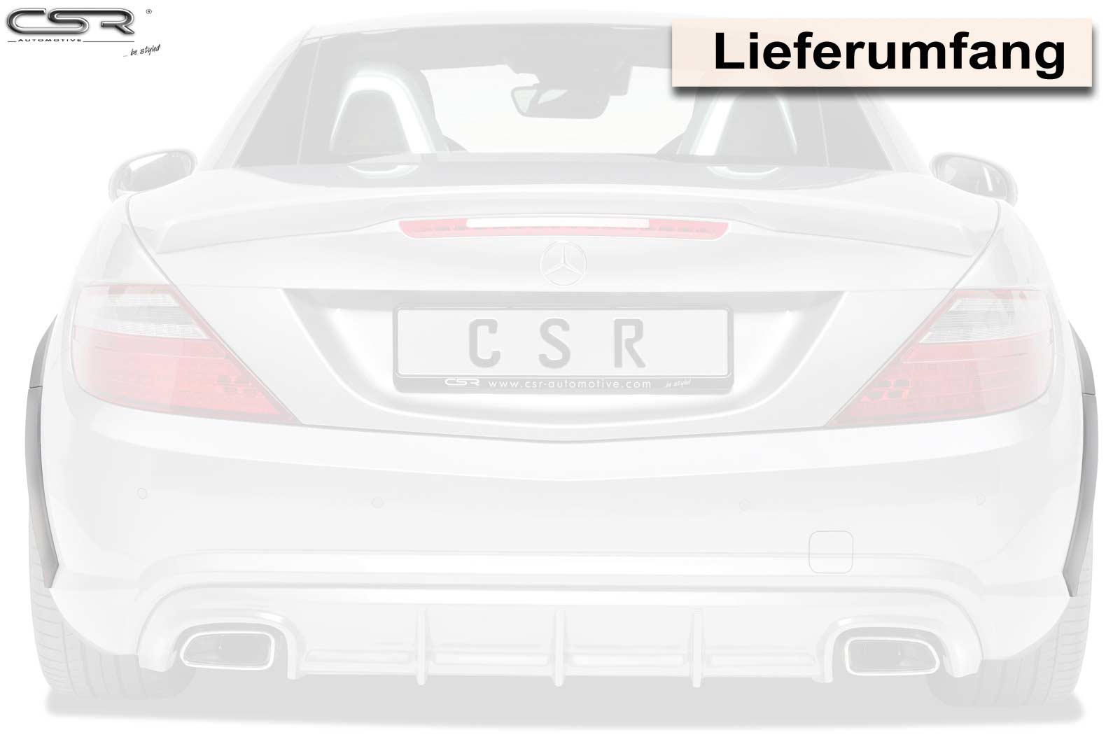 Rozšírenia zadných blatníkov (zadné lemy) pre Mercedes-Benz SLK / SLC R172