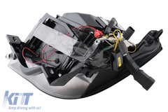 LED Angel Eyes lights BMW E60 E61 (2003-2007) Halogen – black, H7, E-MARK