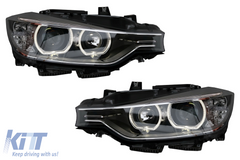 Angel Eyes svetlá BMW F30 F31 (2011-2015) Halogen – DRL modul, E-MARK