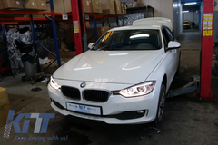 Angel Eyes svetlá BMW F30 F31 (2011-2015) Halogen – DRL modul, E-MARK