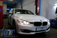 Angel Eyes svetlá BMW F30 F31 (2011-2015) Halogen – DRL modul, E-MARK