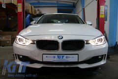Angel Eyes svetlá BMW F30 F31 (2011-2015) Halogen – DRL modul, E-MARK