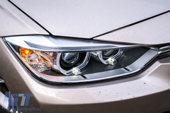 Angel Eyes svetlá BMW F30 F31 (2011-2015) Halogen – DRL modul, E-MARK