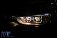 Angel Eyes svetlá BMW F30 F31 (2011-2015) Halogen – DRL modul, E-MARK