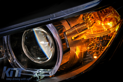 Angel Eyes svetlá BMW F30 F31 (2011-2015) Halogen – DRL modul, E-MARK