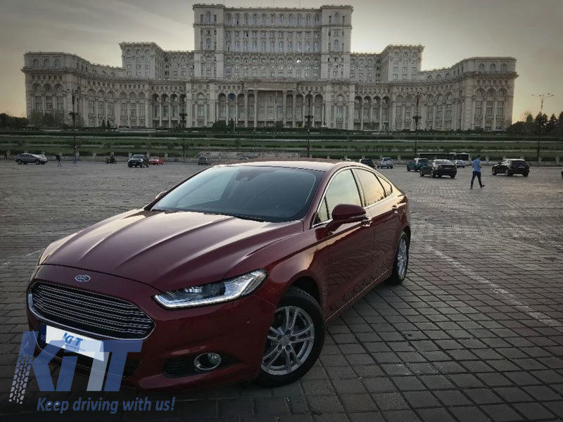 LED predné svetlá Ford Mondeo MK5 (2013–2016) sekvenčné smerovky Chrome