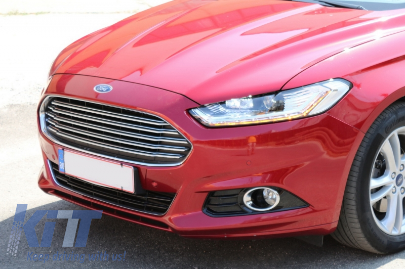 LED predné svetlá Ford Mondeo MK5 (2013–2016) sekvenčné smerovky Chrome