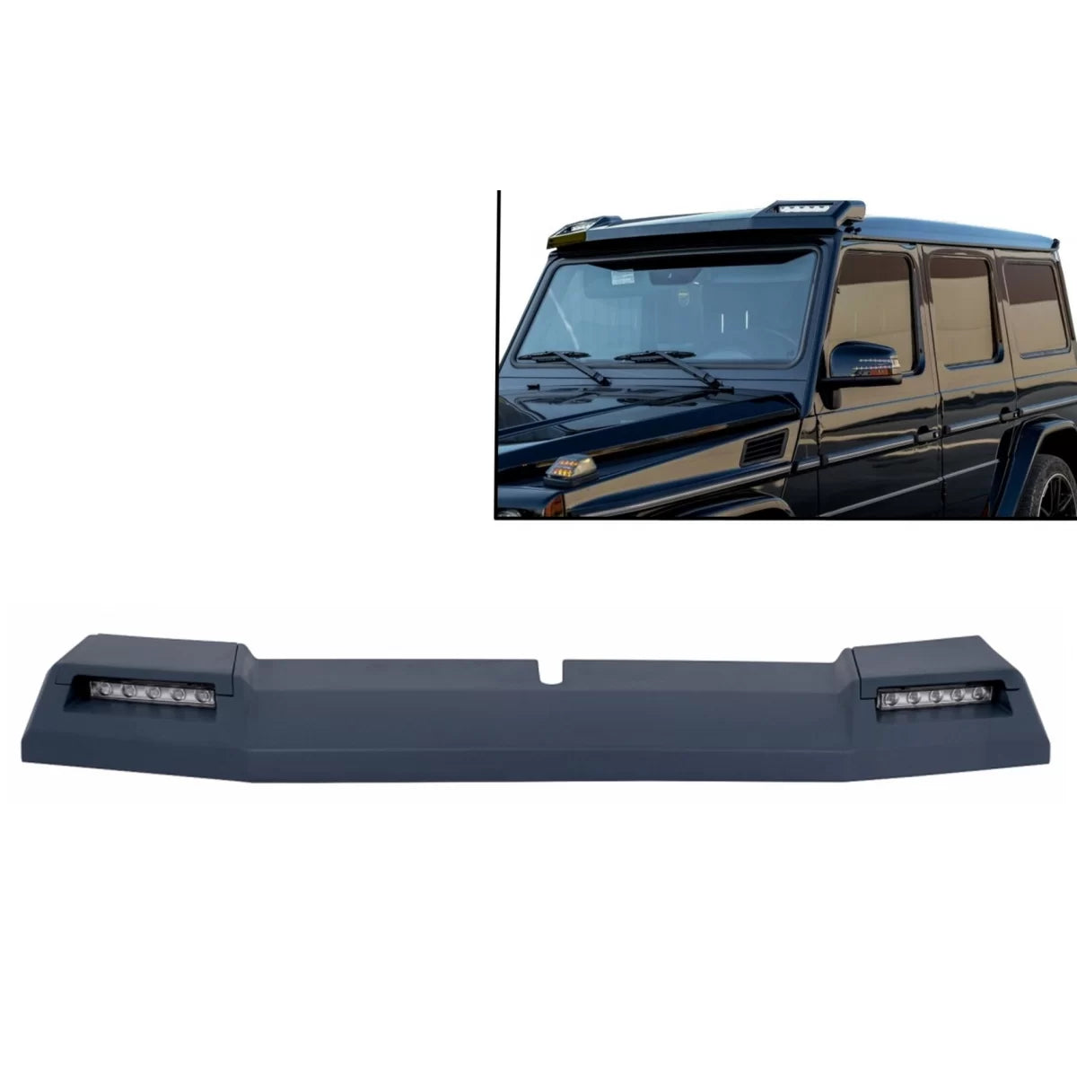 Predný striešny LED spojler 6x6 Design pre Mercedes G-Class W463 (1989–2018)