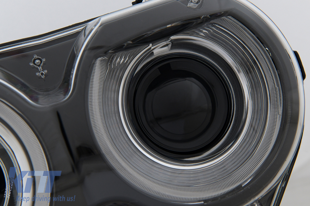 LED predné svetlá Black pre Dodge Challenger (2015–2023) Dual Projector
