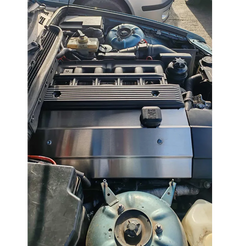 Nerezový kryt cievok BMW M52 / M54 – heat shield pre turbo build
