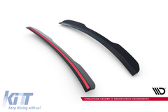 Spojler add-on Maxton Design RS pre Ford Focus (2008–2010) čierny lesklý