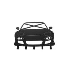 Wall Key Holder – kovový vešiak na kľúče (rôzne modely BMW, Nissan, Toyota, Mazda)